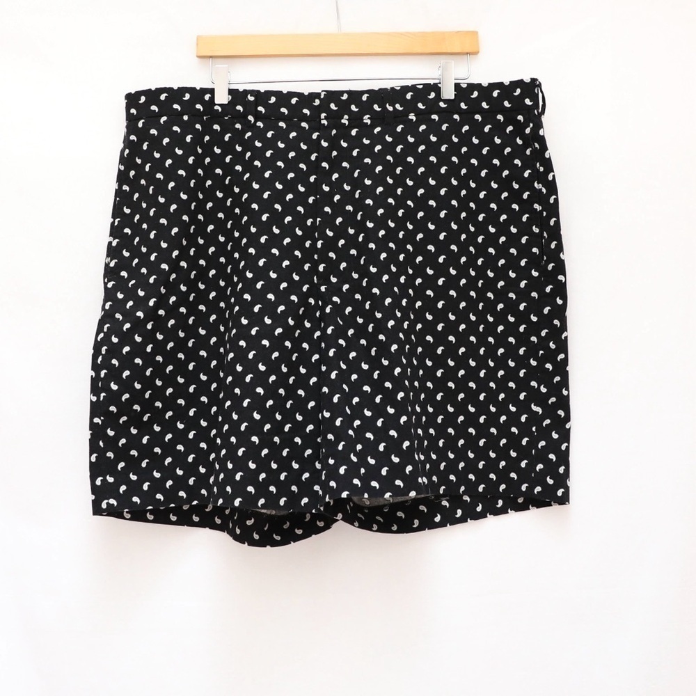 Polo Ralph Lauren Golf men's black shorts linen summer boat casual paisley print